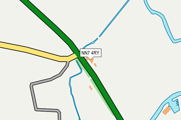 NN7 4RY map - OS OpenMap – Local (Ordnance Survey) NN7 4RY map - OS OpenMap – Local (Ordnance Survey)