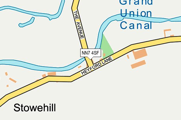 NN7 4SF map - OS OpenMap – Local (Ordnance Survey) NN7 4SF map - OS OpenMap – Local (Ordnance Survey)