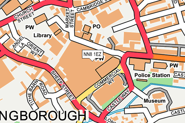NN8 1EZ map - OS OpenMap – Local (Ordnance Survey) NN8 1EZ map - OS OpenMap – Local (Ordnance Survey)