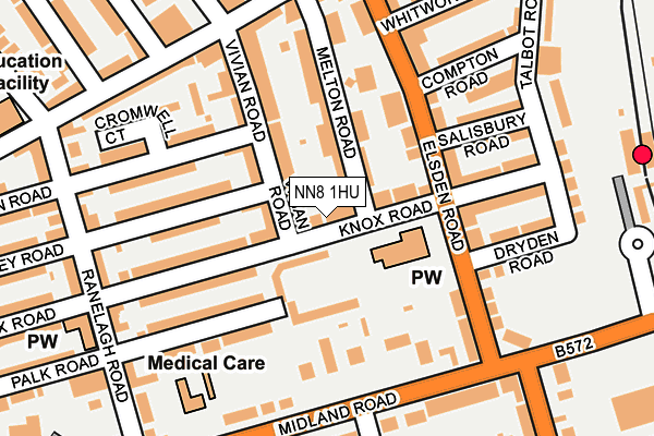 NN8 1HU map - OS OpenMap – Local (Ordnance Survey) NN8 1HU map - OS OpenMap – Local (Ordnance Survey)