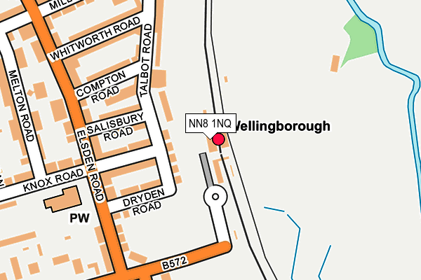 NN8 1NQ map - OS OpenMap – Local (Ordnance Survey) NN8 1NQ map - OS OpenMap – Local (Ordnance Survey)