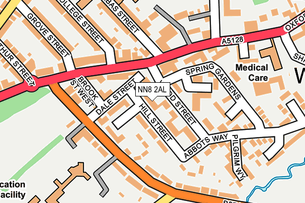 NN8 2AL map - OS OpenMap – Local (Ordnance Survey) NN8 2AL map - OS OpenMap – Local (Ordnance Survey)