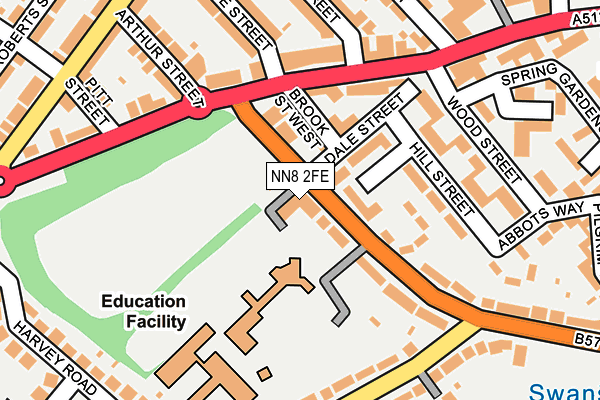 NN8 2FE map - OS OpenMap – Local (Ordnance Survey) NN8 2FE map - OS OpenMap – Local (Ordnance Survey)