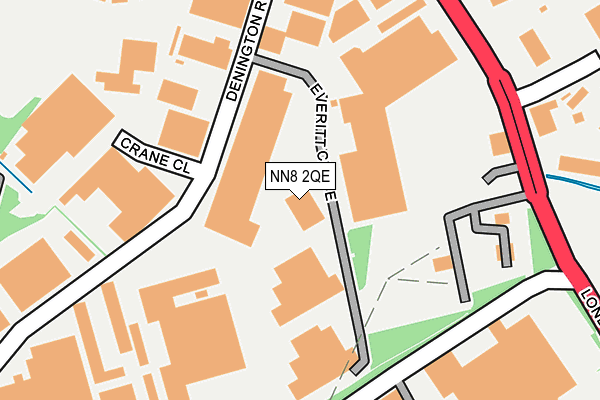 NN8 2QE map - OS OpenMap – Local (Ordnance Survey) NN8 2QE map - OS OpenMap – Local (Ordnance Survey)