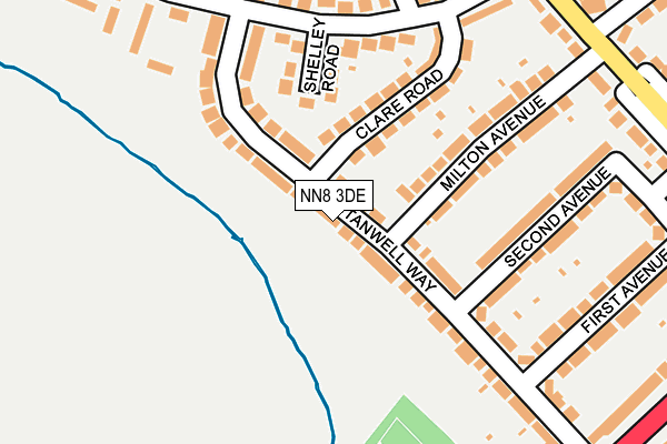NN8 3DE map - OS OpenMap – Local (Ordnance Survey) NN8 3DE map - OS OpenMap – Local (Ordnance Survey)