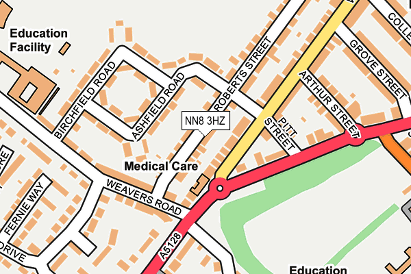 NN8 3HZ map - OS OpenMap – Local (Ordnance Survey) NN8 3HZ map - OS OpenMap – Local (Ordnance Survey)
