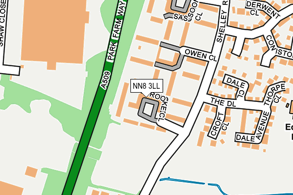 NN8 3LL map - OS OpenMap – Local (Ordnance Survey) NN8 3LL map - OS OpenMap – Local (Ordnance Survey)