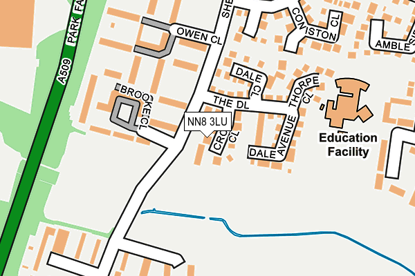 NN8 3LU map - OS OpenMap – Local (Ordnance Survey) NN8 3LU map - OS OpenMap – Local (Ordnance Survey)