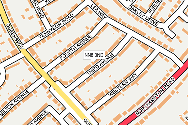 NN8 3ND map - OS OpenMap – Local (Ordnance Survey) NN8 3ND map - OS OpenMap – Local (Ordnance Survey)
