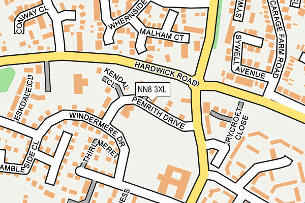 NN8 3XL map - OS OpenMap – Local (Ordnance Survey) NN8 3XL map - OS OpenMap – Local (Ordnance Survey)