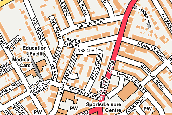 NN8 4DA map - OS OpenMap – Local (Ordnance Survey) NN8 4DA map - OS OpenMap – Local (Ordnance Survey)