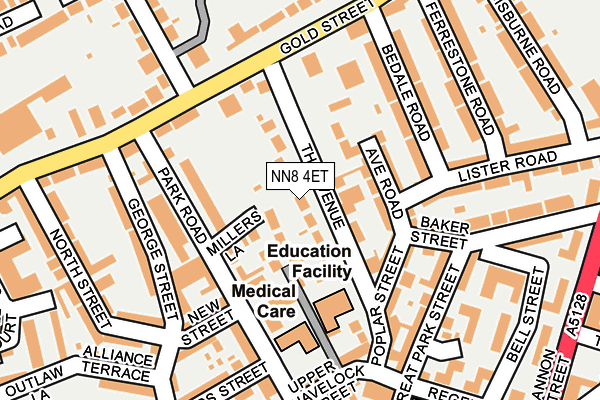 NN8 4ET map - OS OpenMap – Local (Ordnance Survey) NN8 4ET map - OS OpenMap – Local (Ordnance Survey)