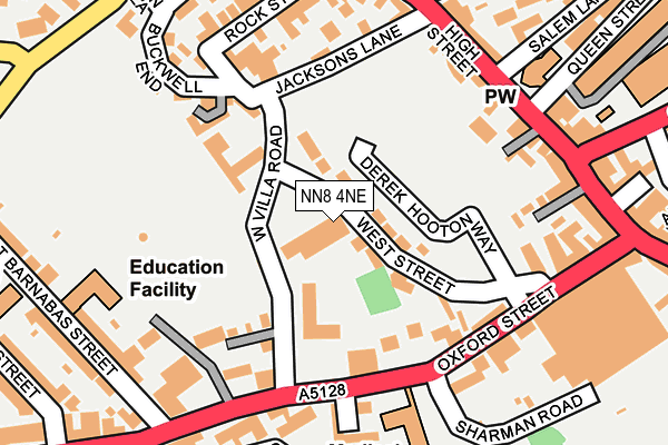 NN8 4NE map - OS OpenMap – Local (Ordnance Survey) NN8 4NE map - OS OpenMap – Local (Ordnance Survey)