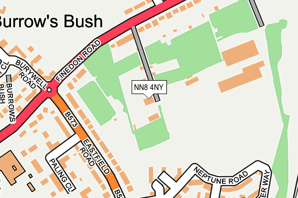 NN8 4NY map - OS OpenMap – Local (Ordnance Survey) NN8 4NY map - OS OpenMap – Local (Ordnance Survey)