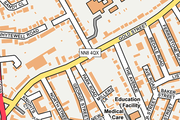 NN8 4QX map - OS OpenMap – Local (Ordnance Survey) NN8 4QX map - OS OpenMap – Local (Ordnance Survey)