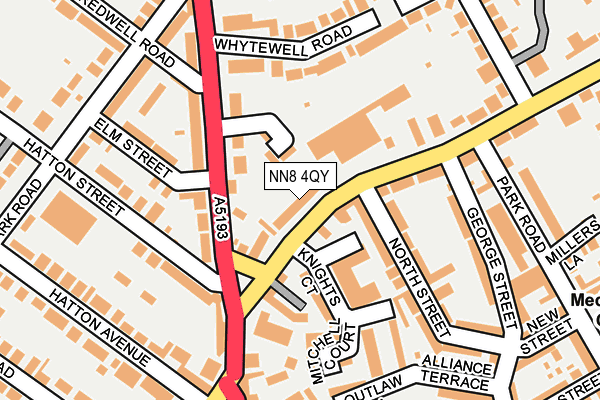NN8 4QY map - OS OpenMap – Local (Ordnance Survey) NN8 4QY map - OS OpenMap – Local (Ordnance Survey)