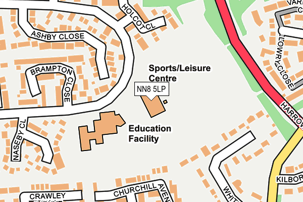 NN8 5LP map - OS OpenMap – Local (Ordnance Survey) NN8 5LP map - OS OpenMap – Local (Ordnance Survey)