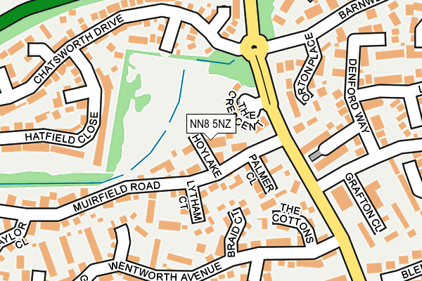 NN8 5NZ map - OS OpenMap – Local (Ordnance Survey) NN8 5NZ map - OS OpenMap – Local (Ordnance Survey)