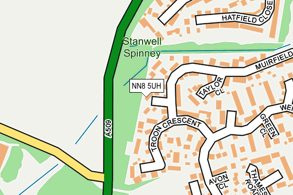 NN8 5UH map - OS OpenMap – Local (Ordnance Survey) NN8 5UH map - OS OpenMap – Local (Ordnance Survey)