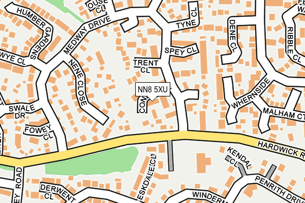NN8 5XU map - OS OpenMap – Local (Ordnance Survey) NN8 5XU map - OS OpenMap – Local (Ordnance Survey)