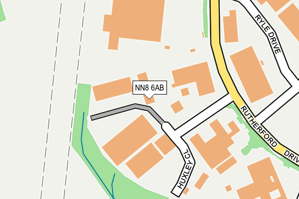 NN8 6AB map - OS OpenMap – Local (Ordnance Survey) NN8 6AB map - OS OpenMap – Local (Ordnance Survey)