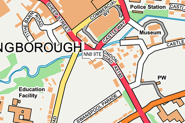 NN8 9TE map - OS OpenMap – Local (Ordnance Survey) NN8 9TE map - OS OpenMap – Local (Ordnance Survey)