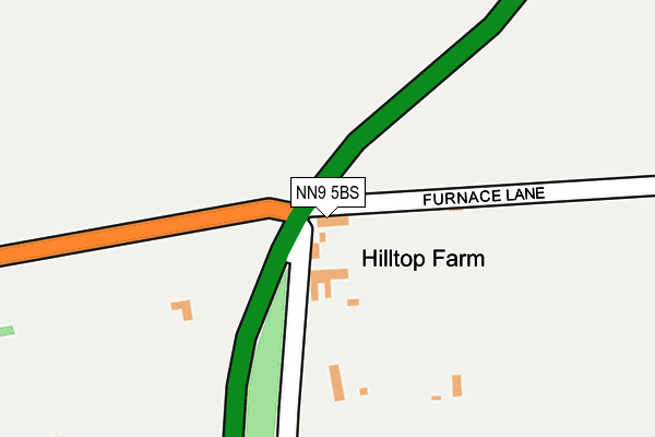 NN9 5BS map - OS OpenMap – Local (Ordnance Survey) NN9 5BS map - OS OpenMap – Local (Ordnance Survey)