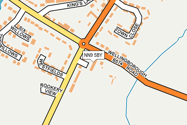NN9 5BY map - OS OpenMap – Local (Ordnance Survey) NN9 5BY map - OS OpenMap – Local (Ordnance Survey)