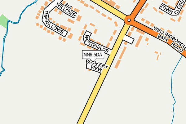 NN9 5DA map - OS OpenMap – Local (Ordnance Survey) NN9 5DA map - OS OpenMap – Local (Ordnance Survey)