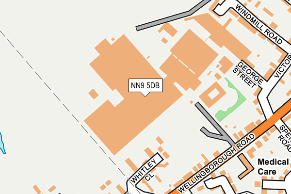NN9 5DB map - OS OpenMap – Local (Ordnance Survey) NN9 5DB map - OS OpenMap – Local (Ordnance Survey)