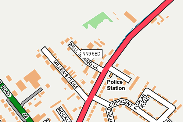NN9 5ED map - OS OpenMap – Local (Ordnance Survey) NN9 5ED map - OS OpenMap – Local (Ordnance Survey)