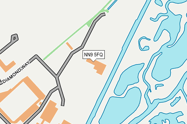 NN9 5FQ map - OS OpenMap – Local (Ordnance Survey) NN9 5FQ map - OS OpenMap – Local (Ordnance Survey)
