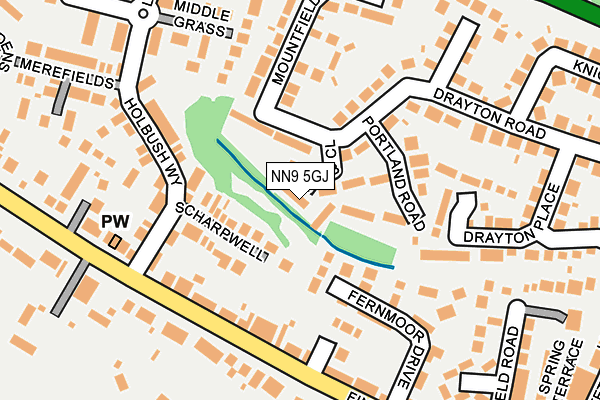 NN9 5GJ map - OS OpenMap – Local (Ordnance Survey) NN9 5GJ map - OS OpenMap – Local (Ordnance Survey)