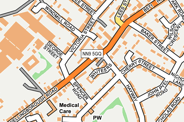 NN9 5GQ map - OS OpenMap – Local (Ordnance Survey) NN9 5GQ map - OS OpenMap – Local (Ordnance Survey)