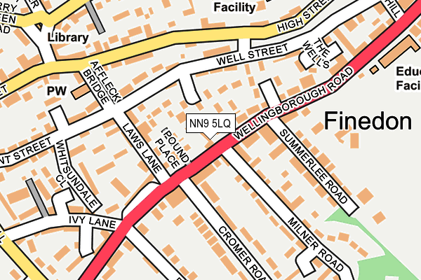 NN9 5LQ map - OS OpenMap – Local (Ordnance Survey) NN9 5LQ map - OS OpenMap – Local (Ordnance Survey)
