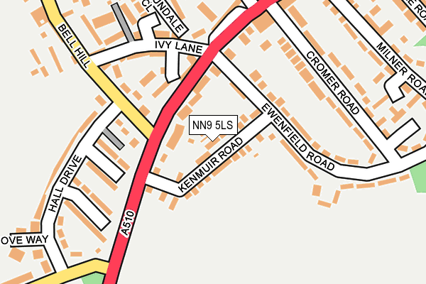NN9 5LS map - OS OpenMap – Local (Ordnance Survey) NN9 5LS map - OS OpenMap – Local (Ordnance Survey)