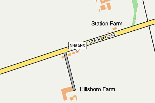 NN9 5NX map - OS OpenMap – Local (Ordnance Survey) NN9 5NX map - OS OpenMap – Local (Ordnance Survey)