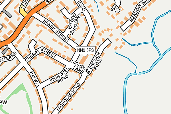 NN9 5PS map - OS OpenMap – Local (Ordnance Survey) NN9 5PS map - OS OpenMap – Local (Ordnance Survey)