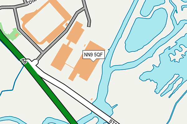 NN9 5QF map - OS OpenMap – Local (Ordnance Survey) NN9 5QF map - OS OpenMap – Local (Ordnance Survey)
