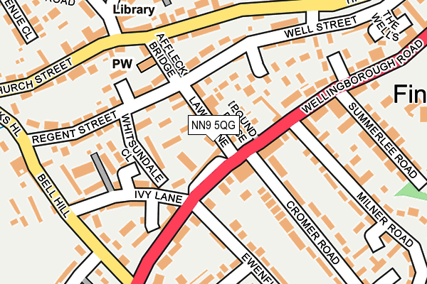 NN9 5QG map - OS OpenMap – Local (Ordnance Survey) NN9 5QG map - OS OpenMap – Local (Ordnance Survey)