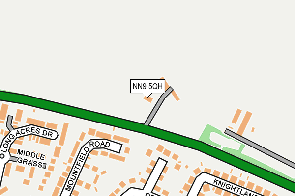NN9 5QH map - OS OpenMap – Local (Ordnance Survey) NN9 5QH map - OS OpenMap – Local (Ordnance Survey)