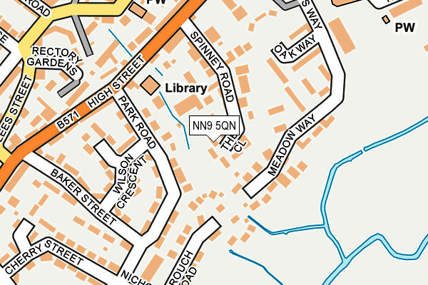 NN9 5QN map - OS OpenMap – Local (Ordnance Survey) NN9 5QN map - OS OpenMap – Local (Ordnance Survey)