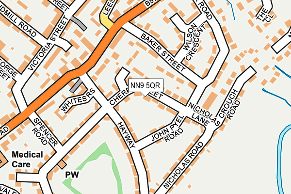 NN9 5QR map - OS OpenMap – Local (Ordnance Survey) NN9 5QR map - OS OpenMap – Local (Ordnance Survey)