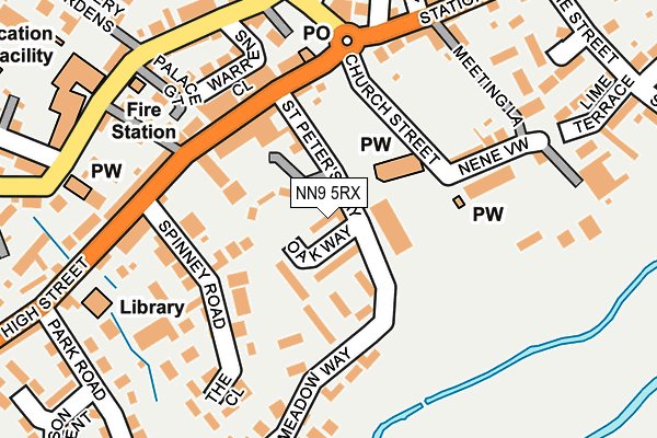 NN9 5RX map - OS OpenMap – Local (Ordnance Survey) NN9 5RX map - OS OpenMap – Local (Ordnance Survey)