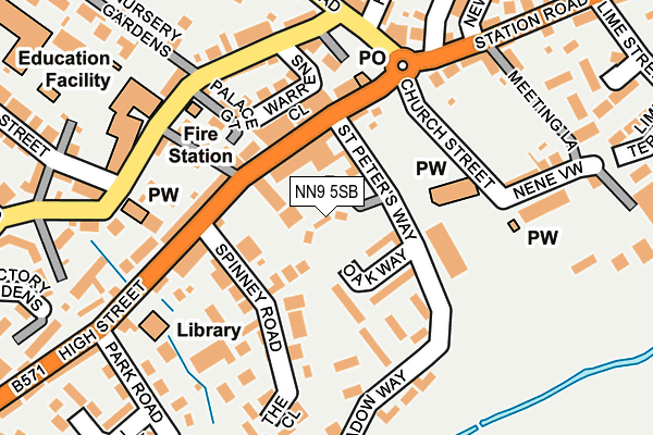 NN9 5SB map - OS OpenMap – Local (Ordnance Survey) NN9 5SB map - OS OpenMap – Local (Ordnance Survey)