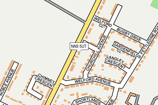 NN9 5UT map - OS OpenMap – Local (Ordnance Survey) NN9 5UT map - OS OpenMap – Local (Ordnance Survey)
