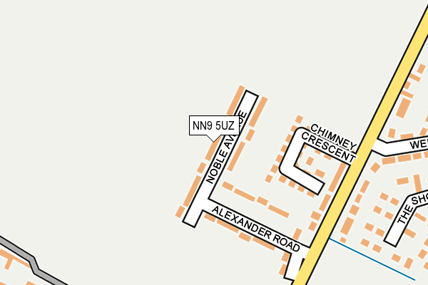 NN9 5UZ map - OS OpenMap – Local (Ordnance Survey) NN9 5UZ map - OS OpenMap – Local (Ordnance Survey)