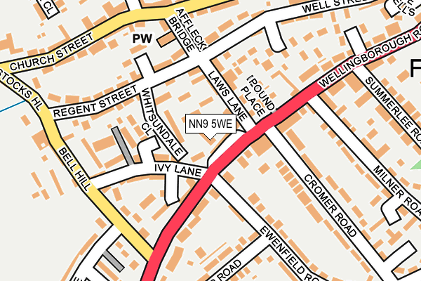 NN9 5WE map - OS OpenMap – Local (Ordnance Survey) NN9 5WE map - OS OpenMap – Local (Ordnance Survey)