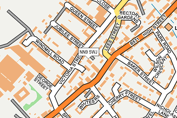 NN9 5WJ map - OS OpenMap – Local (Ordnance Survey) NN9 5WJ map - OS OpenMap – Local (Ordnance Survey)