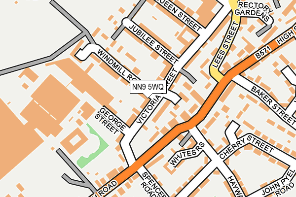 NN9 5WQ map - OS OpenMap – Local (Ordnance Survey) NN9 5WQ map - OS OpenMap – Local (Ordnance Survey)